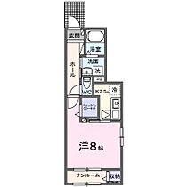 アヴニールII 102 ｜ 三重県鈴鹿市算所１丁目詳細未定（賃貸アパート1K・1階・33.20㎡） その2