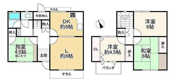 間取りを拡大表示