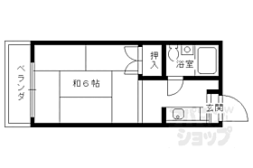 京都府京都市右京区嵯峨釈迦堂大門町（賃貸マンション1K・2階・16.87㎡） その2