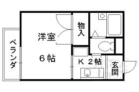 京都府京都市伏見区深草大亀谷万帖敷町（賃貸アパート1K・2階・18.92㎡） その2