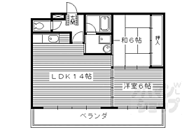 京都府京都市右京区太秦馬塚町（賃貸マンション2LDK・3階・56.04㎡） その2