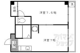 京都府京都市伏見区樽屋町（賃貸マンション2K・2階・35.00㎡） その2