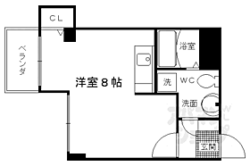 アマルフィ山科 105 ｜ 京都府京都市山科区小山鎮守町（賃貸マンション1R・1階・24.40㎡） その2