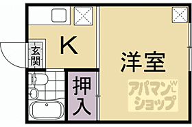 京都府京都市中京区西ノ京小堀町（賃貸マンション1K・3階・17.53㎡） その2