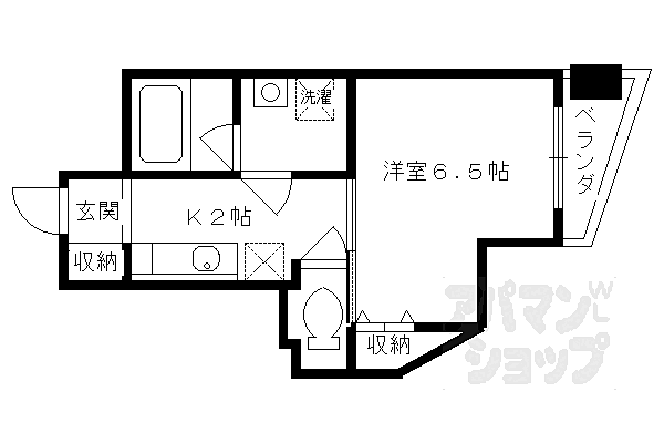 グラマシー京都 1003｜京都府京都市下京区南不動堂町(賃貸マンション1K・10階・26.64㎡)の写真 その2