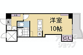 コスモＳＴ河原町 906 ｜ 京都府京都市下京区河原町通七条上る材木町（賃貸マンション1R・9階・26.77㎡） その2