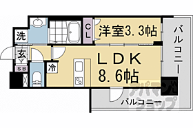 プレサンスＴＨＥ　ＫＹＯＴＯ　新町通 801 ｜ 京都府京都市南区東九条南河辺町（賃貸マンション1LDK・8階・30.42㎡） その2