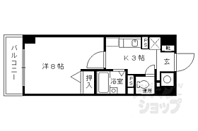 京都府京都市伏見区竹田段川原町（賃貸マンション1K・5階・25.80㎡） その2