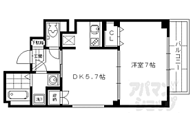 コンフォーレ御陵 202 ｜ 京都府京都市山科区御陵下御廟野町（賃貸マンション1DK・2階・35.14㎡） その2