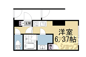 Ｉｎｓｉｇｈｔ　Ｐｌｕｓ山科駅西 102 ｜ 京都府京都市山科区上野寺井町（賃貸アパート1R・1階・18.96㎡） その2