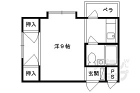 ハウスパシフィック 401 ｜ 京都府京都市山科区竹鼻外田町（賃貸マンション1K・4階・23.44㎡） その2