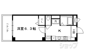 京都府京都市中京区西ノ京小堀町（賃貸マンション1K・5階・22.50㎡） その2