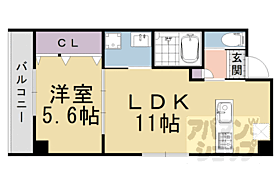 Ｃｈｅｚ・ｎｏｕｓ　久遠 202 ｜ 京都府長岡京市長岡2丁目（賃貸マンション1LDK・2階・37.66㎡） その2