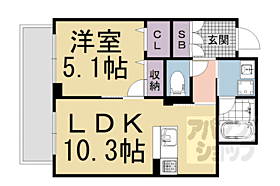 シャーメゾンフォーチュンフィールド 202 ｜ 京都府京都市山科区大宅甲ノ辻町（賃貸マンション1LDK・2階・41.23㎡） その2