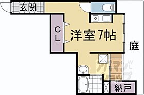 バードハイツ 2 ｜ 京都府京都市山科区御陵鳥ノ向町（賃貸アパート1R・1階・27.28㎡） その2