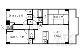 京都府京都市伏見区石田桜木（賃貸マンション3LDK・6階・62.10㎡） その2