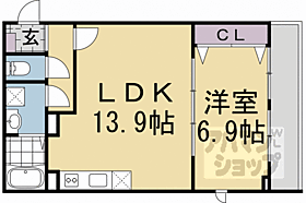 京都府京都市右京区西院日照町（賃貸マンション1LDK・2階・47.25㎡） その2