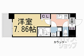 ＣＡＶＡＮＡ九条烏丸 703 ｜ 京都府京都市南区東九条明田町（賃貸マンション1K・7階・25.24㎡） その2