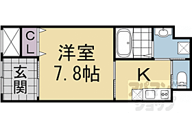 エルベコート東寺 103 ｜ 京都府京都市南区西九条川原城町（賃貸マンション1K・1階・29.00㎡） その2