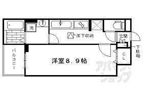 シャルマン唐橋南 304 ｜ 京都府京都市南区唐橋南琵琶町（賃貸アパート1K・3階・31.00㎡） その2