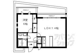 京都府京都市右京区鳴滝桐ケ淵町（賃貸マンション1LDK・2階・46.08㎡） その2