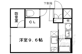 Ｂｅｌｓ－ＲＪ 201 ｜ 京都府京都市山科区安朱南屋敷町（賃貸アパート1R・2階・27.80㎡） その1