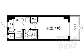 京都府京都市右京区西院清水町（賃貸マンション1K・2階・19.30㎡） その2