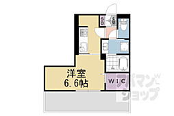 Ｃｏｚｙ　Ｃｏｔｅ　上鳥羽 3階1Kの間取り
