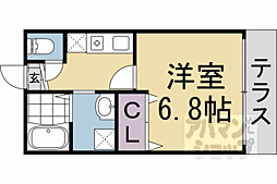 ＬｅＢｅｃｃａII 1階1Kの間取り