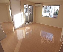 京阪本線 墨染駅 徒歩5分の賃貸アパート 2階2LDKのリビング/ダイニング