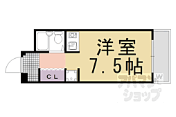 ＶＩＥ　ＯＲＮＥＲ7 3階ワンルームの間取り