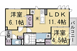 京阪本線 丹波橋駅 徒歩30分の賃貸アパート