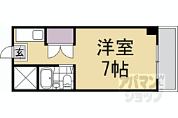 サンリット 1Kの間取図画像