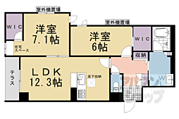 シャーメゾン三条東山 1階/101
