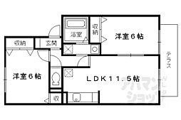 セジュールハピネスA棟 2階/202