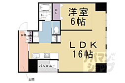 A-Terrace 1LDKの間取図画像