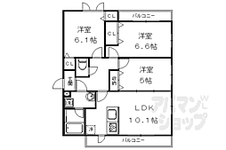 京福電気鉄道嵐山本線 車折神社駅 徒歩12分 3階/-