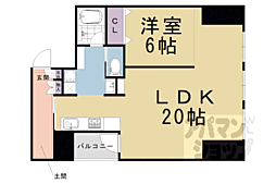 A-Terrace 1LDKの間取図画像