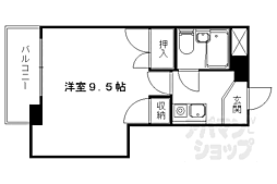 ピアッツア・アルテ 1Kの間取図画像