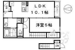 セゾン・Terre 1LDKの間取図画像