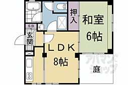 南谷ハイツ 1LDKの間取図画像