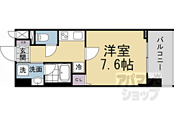 ベラジオレガシー京都西七条 1Kの間取図画像