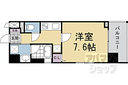 ベラジオレガシー京都西七条 1Kの間取図画像
