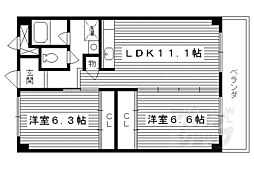 京阪本線 丹波橋駅 徒歩16分 3階/-