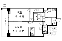 フェリオ千都 1LDKの間取図画像