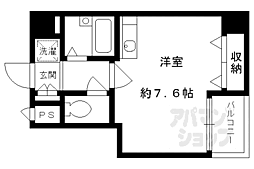 プレサンス京都清水 ワンルームの間取図画像