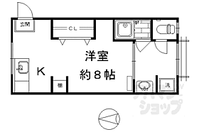 京都府京都市南区東九条南石田町（賃貸アパート1K・2階・23.00㎡） その2