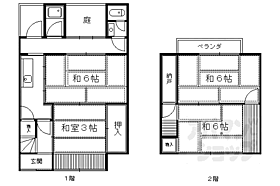 京都府京都市上京区上立売堀川一丁目西入藤木町（賃貸一戸建4K・--・50.00㎡） その2