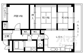 プラザ晴明館 503 ｜ 京都府京都市中京区二条通柳馬場東入ル晴明町（賃貸マンション3LDK・5階・85.00㎡） その2