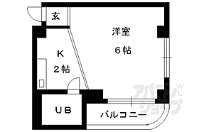 京都府京都市中京区壬生東檜町（賃貸マンション1K・4階・16.34㎡） その2